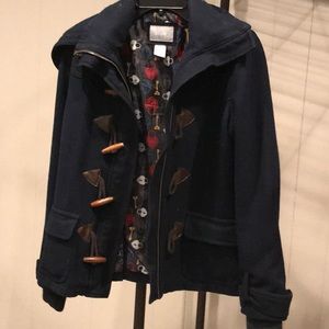 Size medium navy toggle closure jacket